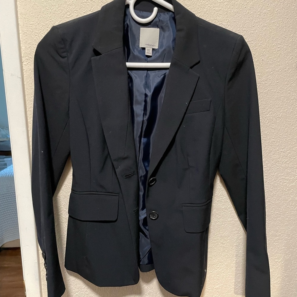 Halogen blazer barely worn color: navy